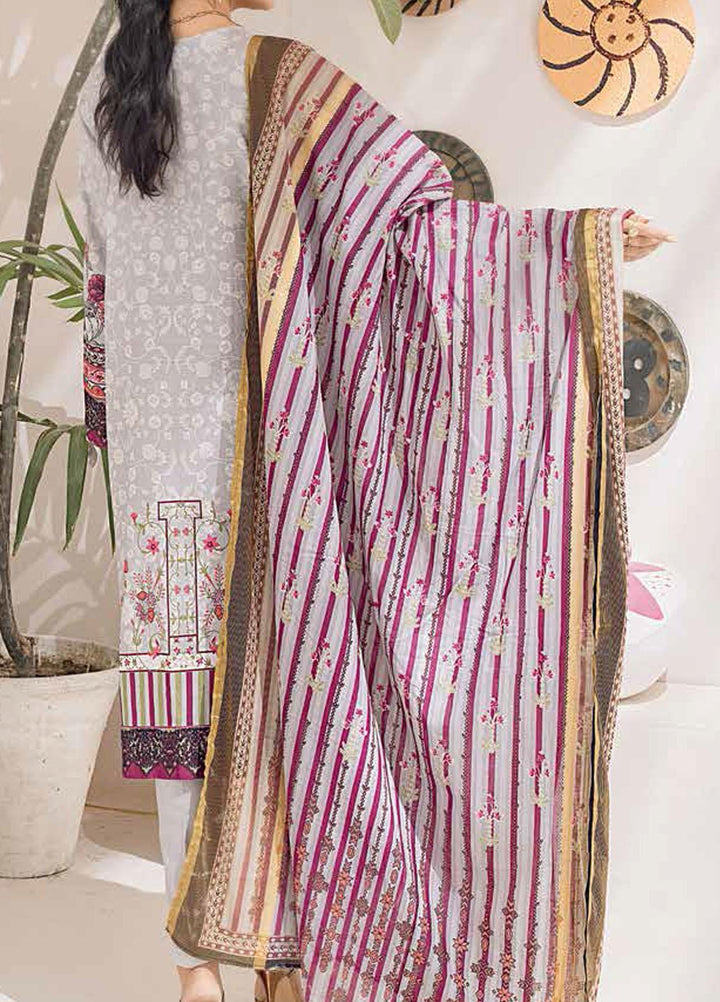 Salitex Printed Cambric Suits Unstitched 3 Piece SL21IG IP-00102B - Winter Collection