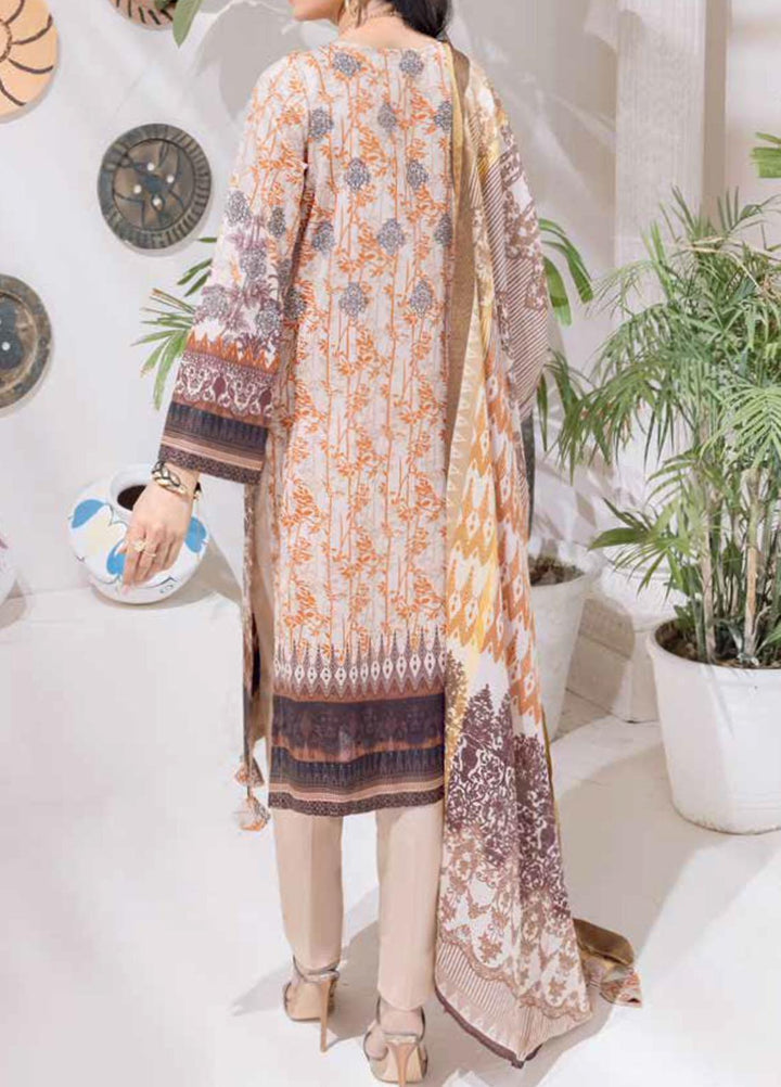 Salitex Printed Cambric Suits Unstitched 3 Piece SL21IG IP-00103B - Winter Collection