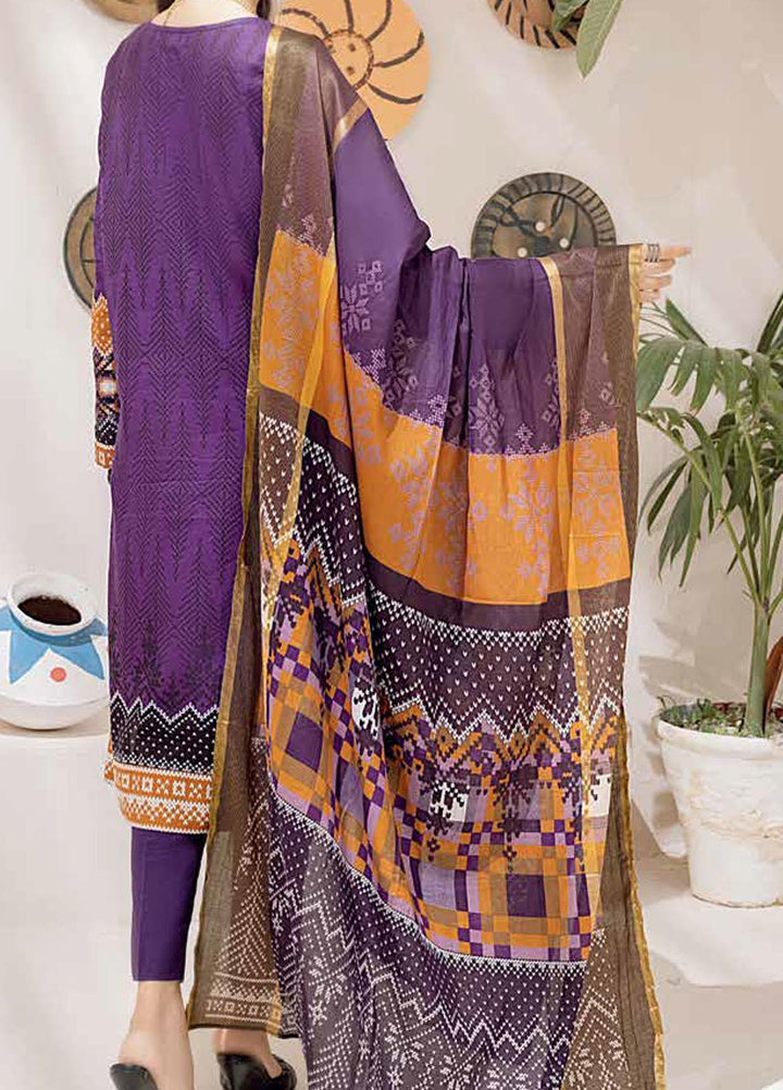 Salitex Printed Cambric Suits Unstitched 3 Piece SL21IG IP-00104B - Winter Collection