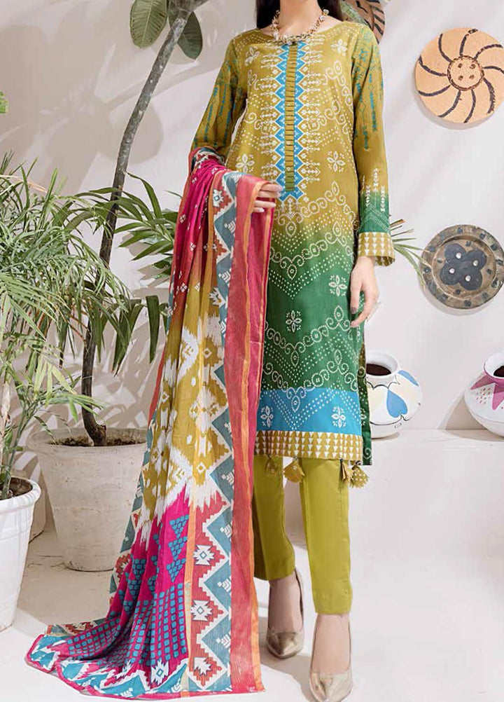 Salitex Printed Cambric Suits Unstitched 3 Piece SL21IG IP-00105A - Winter Collection