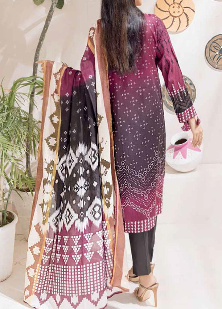 Salitex Printed Cambric Suits Unstitched 3 Piece SL21IG IP-00105B - Winter Collection