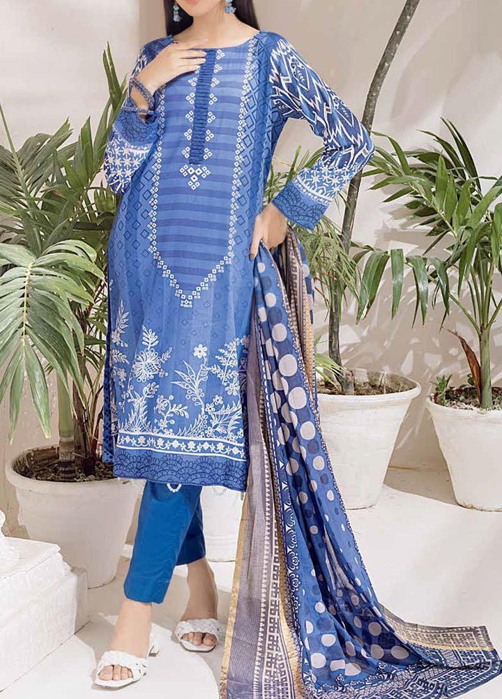 Salitex Printed Cambric Suits Unstitched 3 Piece SL21IG IP-00107B - Winter Collection