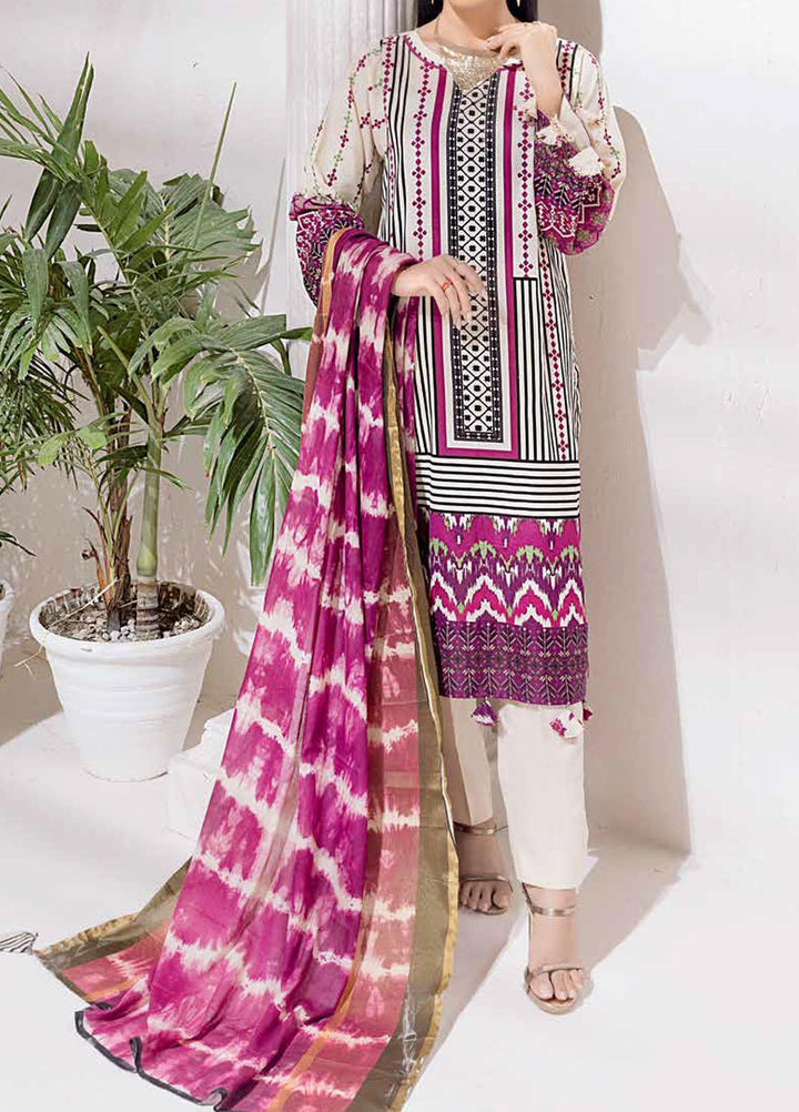 Salitex Printed Cambric Suits Unstitched 3 Piece SL21IG IP-00108A - Winter Collection
