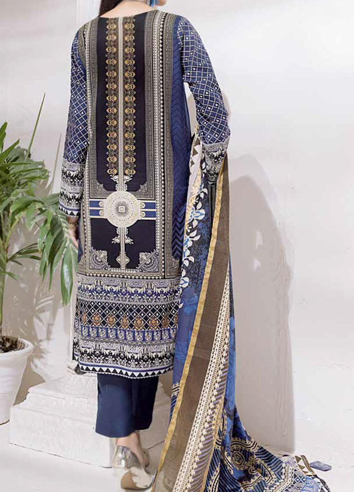 Salitex Printed Cambric Suits Unstitched 3 Piece SL21IG IP-00109B - Winter Collection