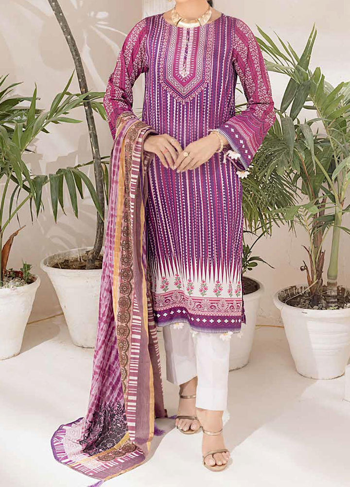 Salitex Printed Cambric Suits Unstitched 3 Piece SL21IG IP-00110A - Winter Collection