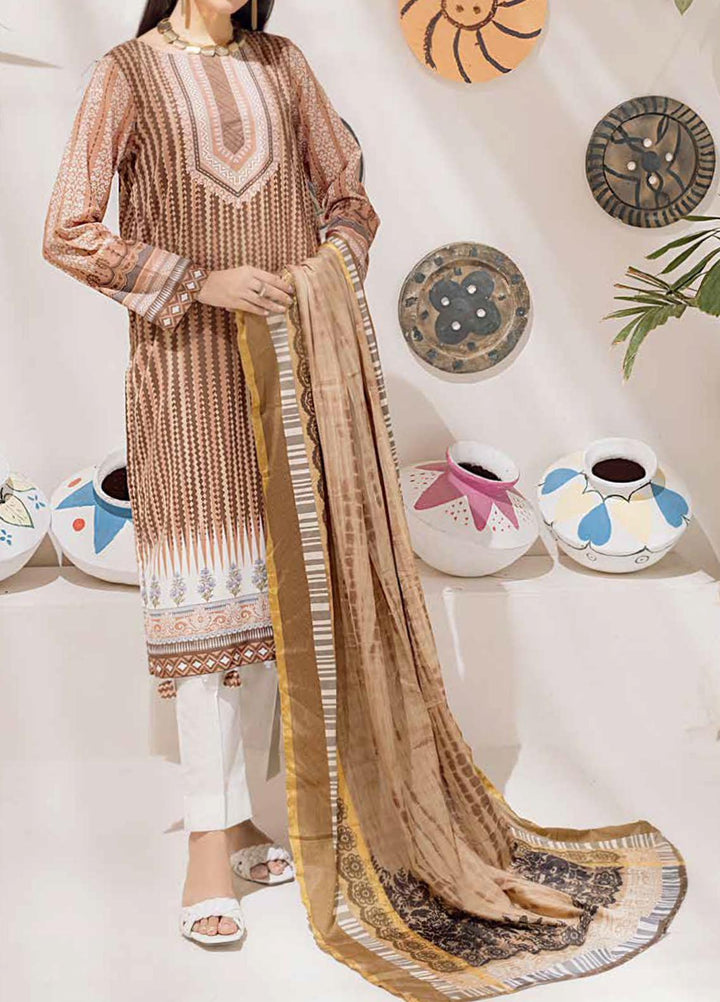 Salitex Printed Cambric Suits Unstitched 3 Piece SL21IG IP-00110B - Winter Collection