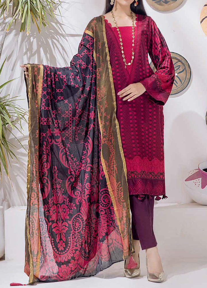 Salitex Printed Cambric Suits Unstitched 3 Piece SL21IG IP-00111A - Winter Collection