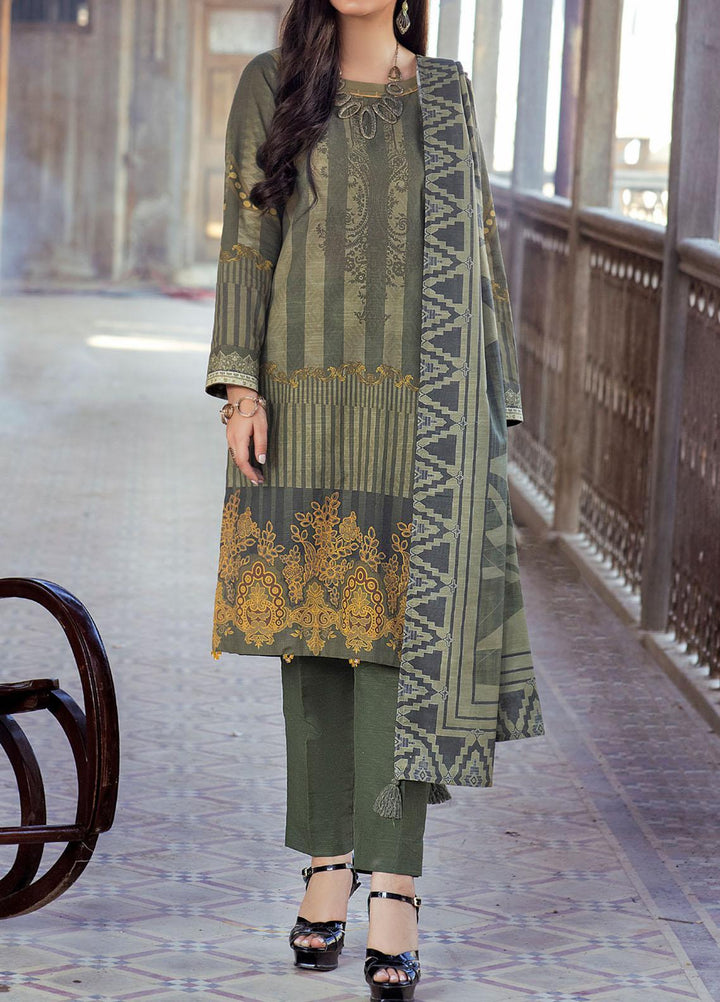 Salitex Printed Khaddar Suits Unstitched 3 Piece SL21KW WK-00918 - Winter Collection