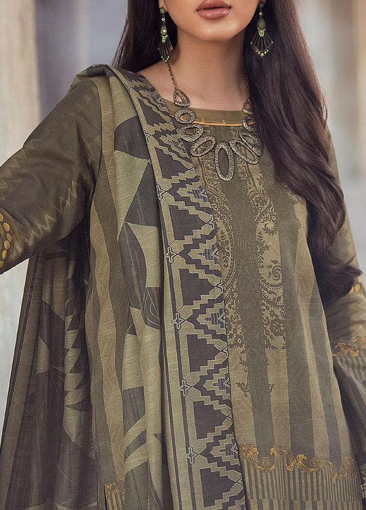 Salitex Printed Khaddar Suits Unstitched 3 Piece SL21KW WK-00918 - Winter Collection