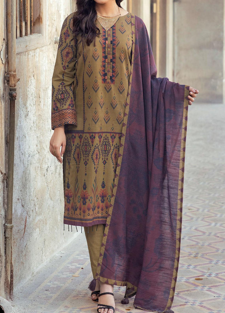 Salitex Printed Khaddar Suits Unstitched 3 Piece SL21KW WK-00919 - Winter Collection