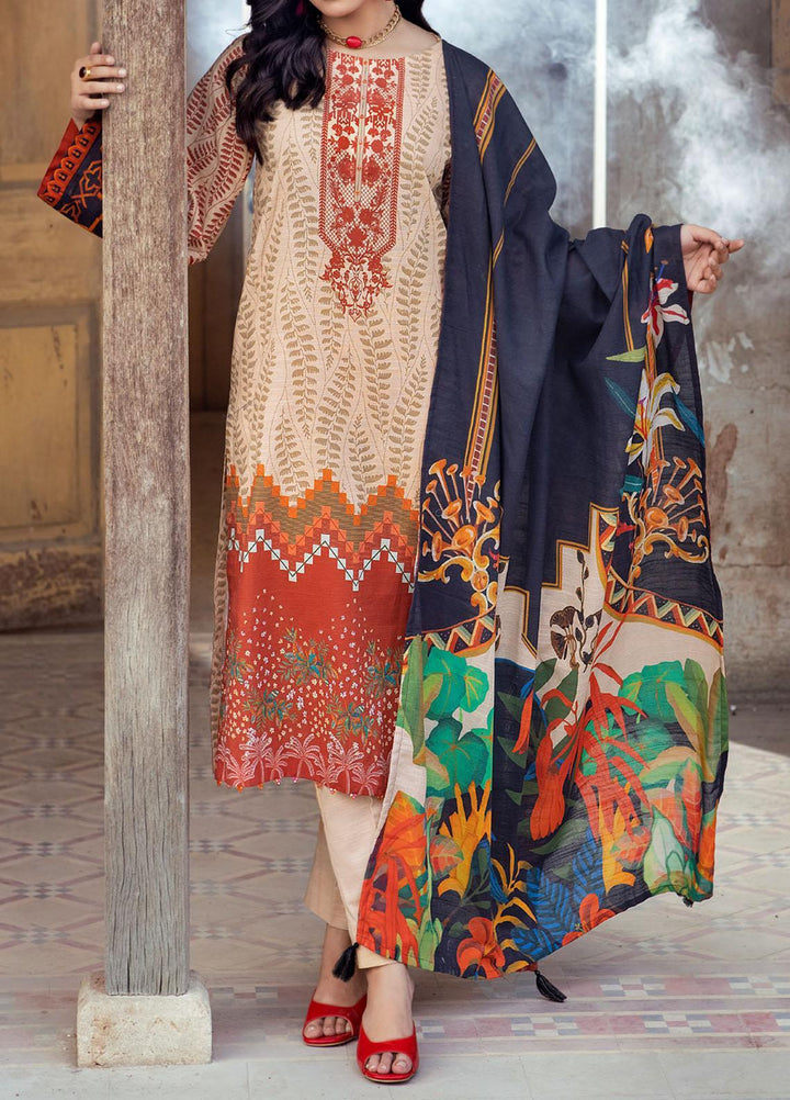 Salitex Printed Khaddar Suits Unstitched 3 Piece SL21KW WK-00920 - Winter Collection