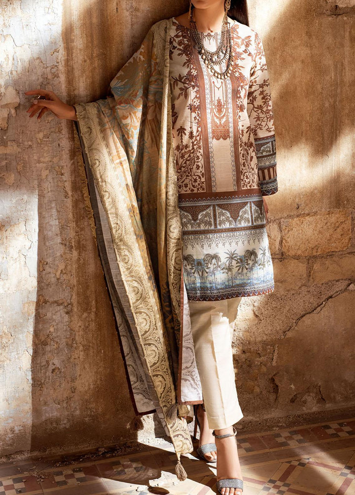 Salitex Printed Khaddar Suits Unstitched 3 Piece SL21KW WK-00922 - Winter Collection