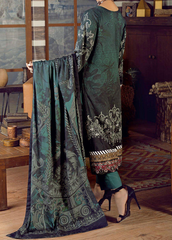 Salitex Embroidered Cottel Suits Unstitched 3 Piece ST21CT WK-00643 - Winter Collection