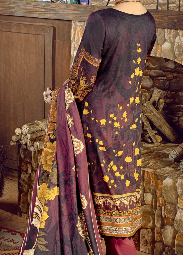 Salitex Embroidered Cottel Suits Unstitched 3 Piece ST21CT WK-00645 - Winter Collection