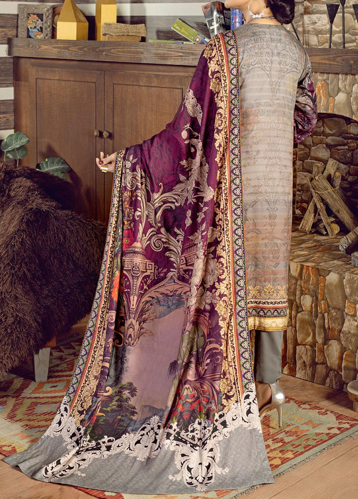 Salitex Embroidered Cottel Suits Unstitched 3 Piece ST21CT WK-00646 - Winter Collection