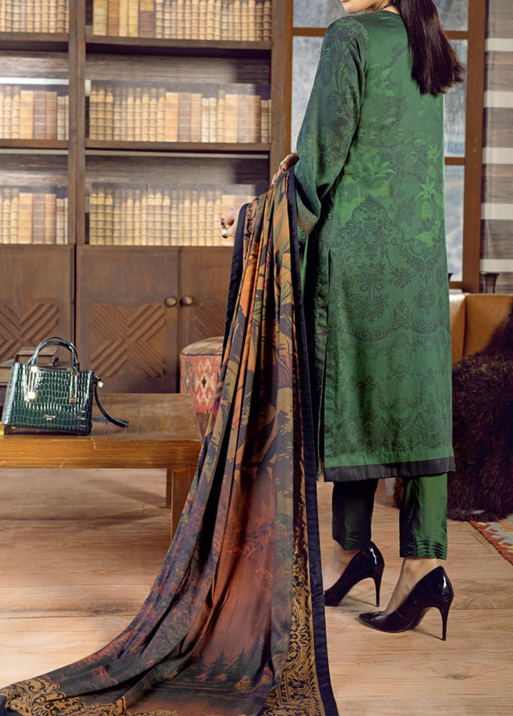 Salitex Embroidered Cottel Suits Unstitched 3 Piece ST21CT WK-00649 - Winter Collection