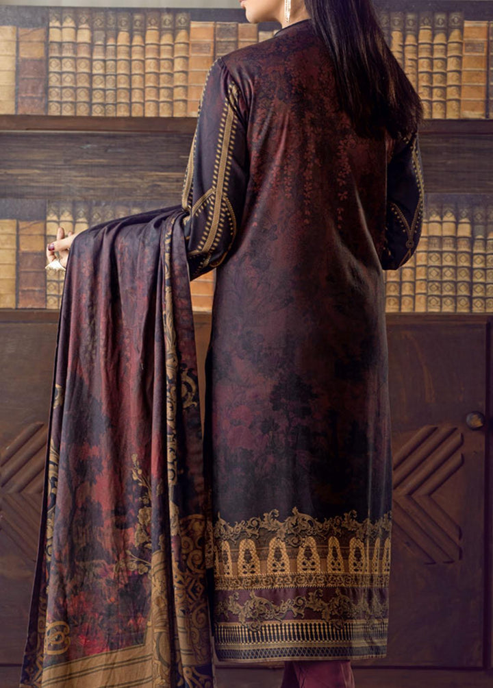 Salitex Embroidered Cottel Suits Unstitched 3 Piece ST21CT WK-00652 - Winter Collection