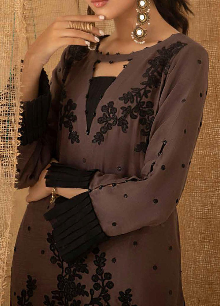 Salitex Embroidered Chiffon  Unstitched Kurties SL21KL WK-00751 - Formals Collection