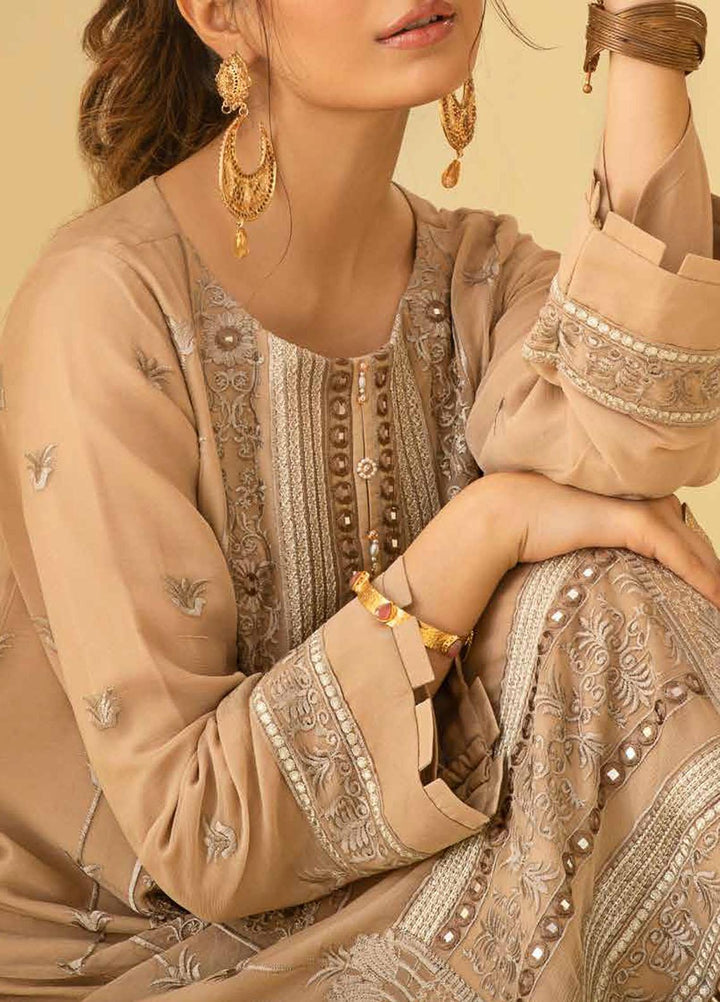 Salitex Embroidered Chiffon  Unstitched Kurties SL21KL WK-00752 - Formals Collection
