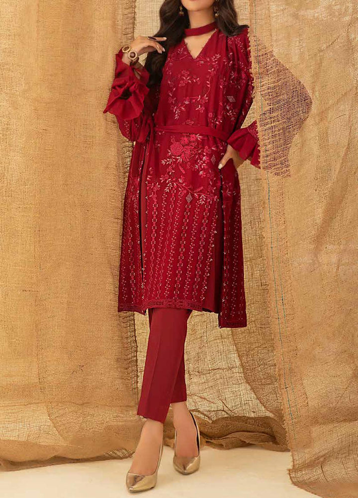 Salitex Embroidered Chiffon  Unstitched Kurties SL21KL WK-00755 - Formals Collection