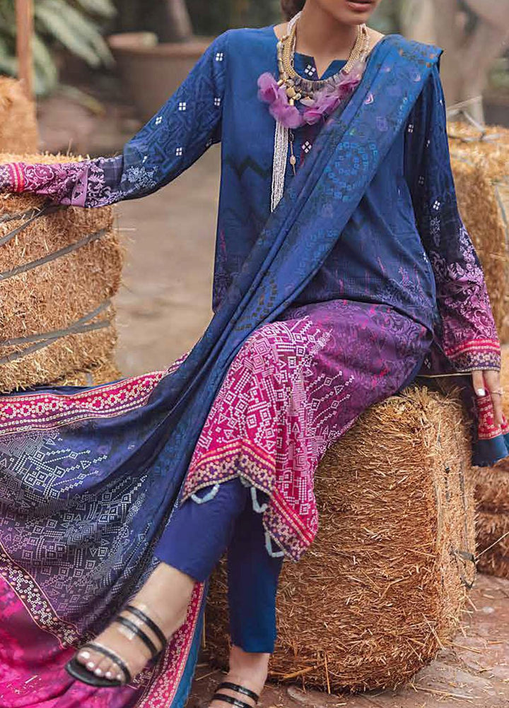 Salitex Printed Linen Suits Unstitched 3 Piece SL21PL WK-00850 - Winter Collection