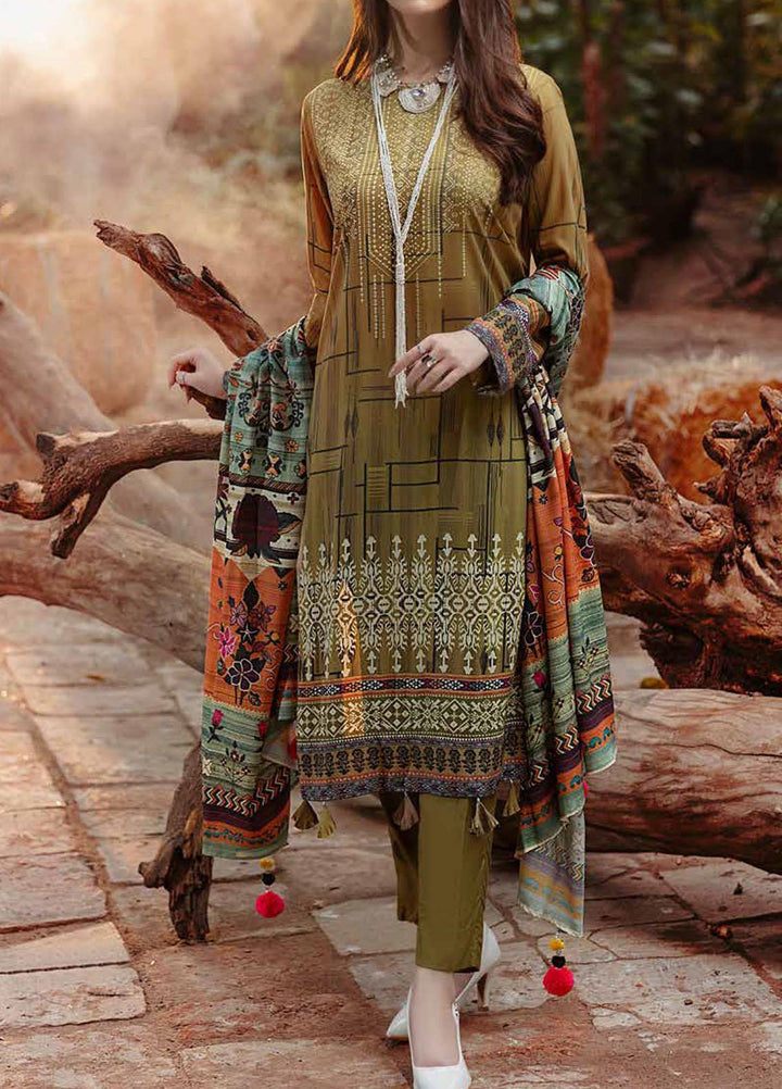 Salitex Printed Linen Suits Unstitched 3 Piece SL21PL WK-00853 - Winter Collection