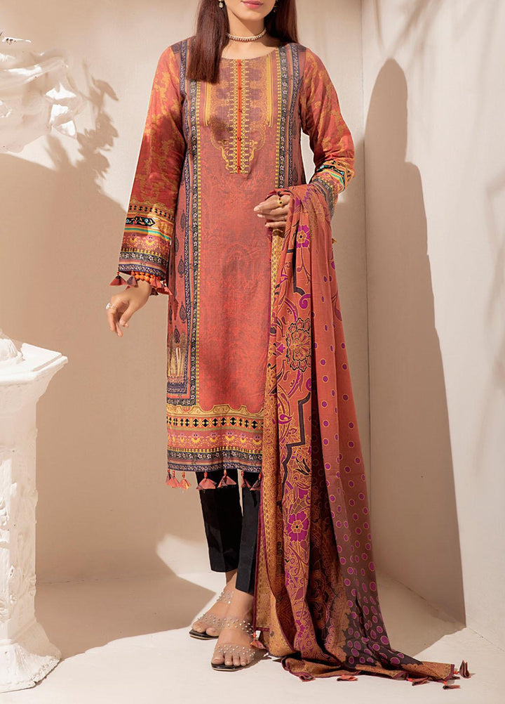 Malabis By Salitex Printed Lawn Suits Unstitched 3 Piece ST21M 00056 - Summer Collection