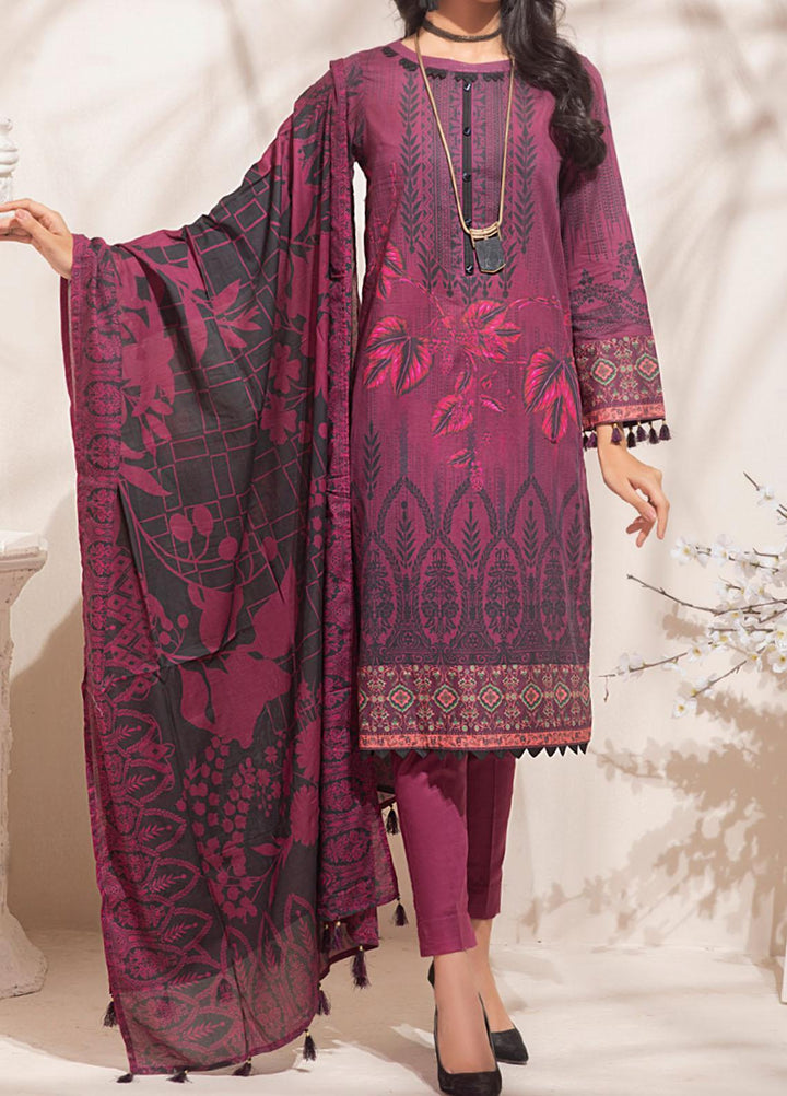 Malabis By Salitex Printed Lawn Suits Unstitched 3 Piece ST21M 00058 - Summer Collection