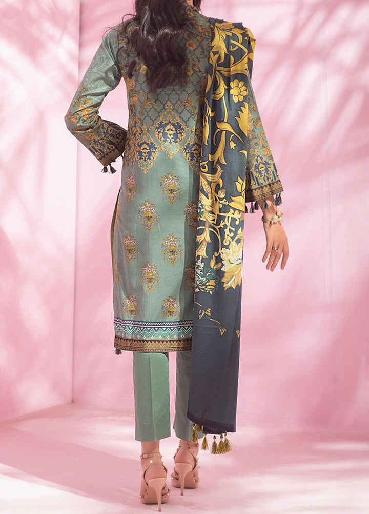 Malabis By Salitex Printed Lawn Suits Unstitched 3 Piece ST21M 00064 - Summer Collection