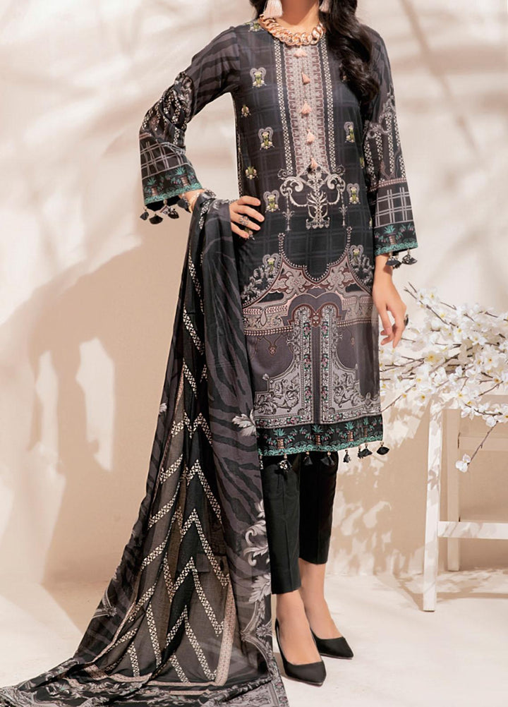 Malabis By Salitex Printed Lawn Suits Unstitched 3 Piece ST21M 00066 - Summer Collection