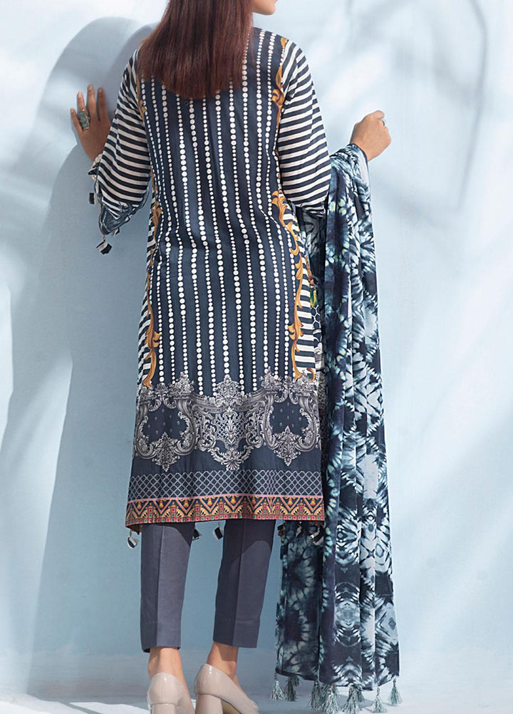 Malabis By Salitex Printed Lawn Suits Unstitched 3 Piece ST21M 00073 - Summer Collection