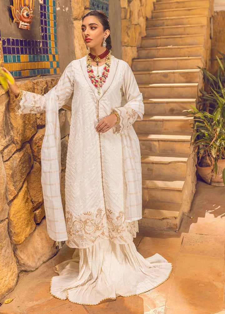Salitex Embroidered Lawn Suits Unstitched 3 Piece ST22NEK R00001 - Summer Collection