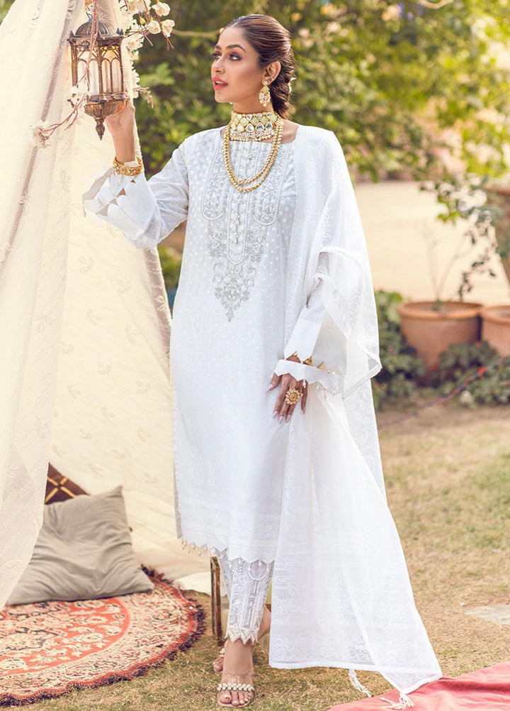 Salitex Embroidered Lawn Suits Unstitched 3 Piece ST22NEK R00004 - Summer Collection