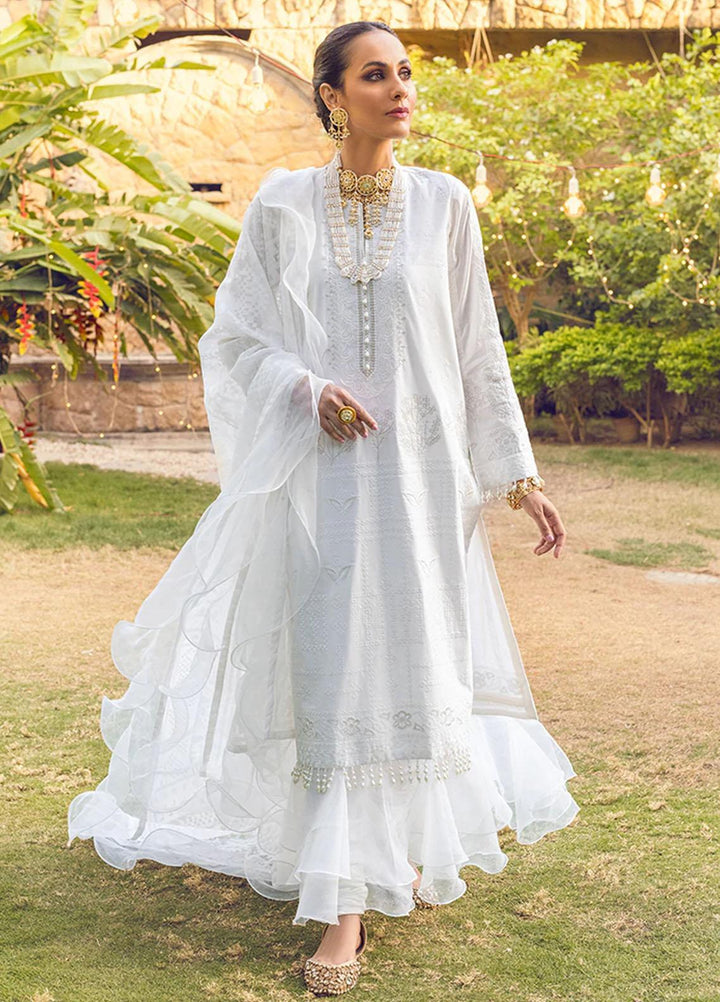 Salitex Embroidered Lawn Suits Unstitched 3 Piece ST22NEK R00006 - Summer Collection