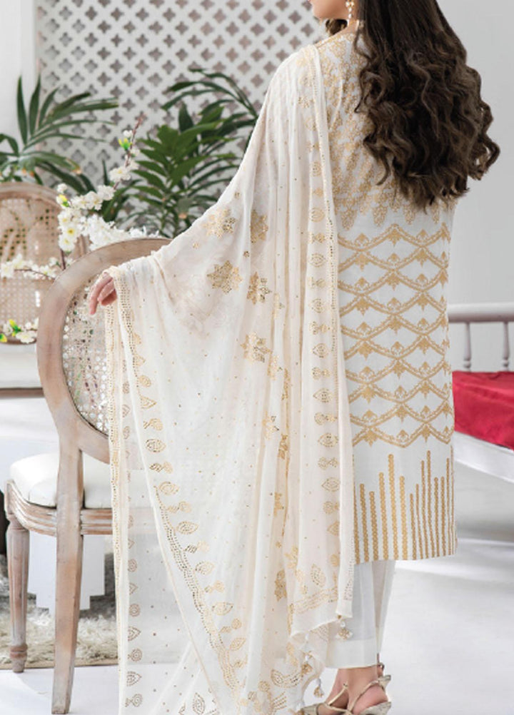 Oznur By Salitex Embroidered Lawn Suits Unstitched 3 Piece ST21O 00707 - Luxury Festive Collection