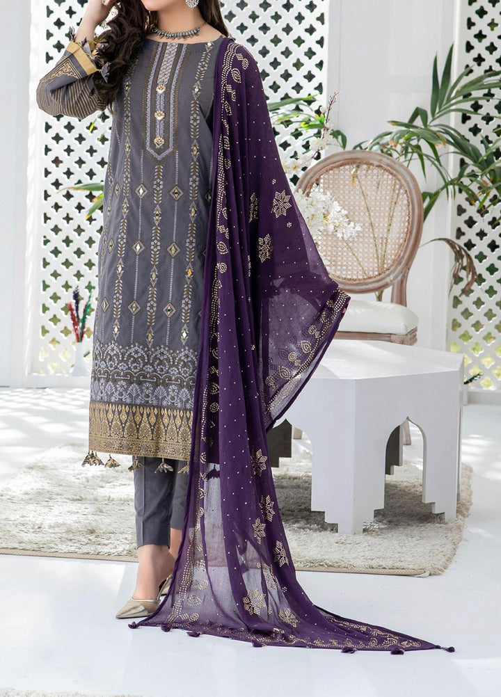 Oznur By Salitex Embroidered Lawn Suits Unstitched 3 Piece ST21O 00709 - Luxury Festive Collection