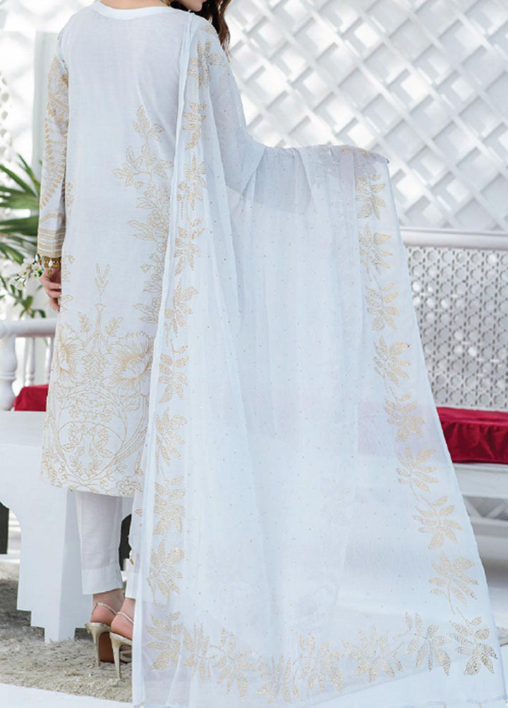 Oznur By Salitex Embroidered Lawn Suits Unstitched 3 Piece ST21O 00710 - Luxury Festive Collection