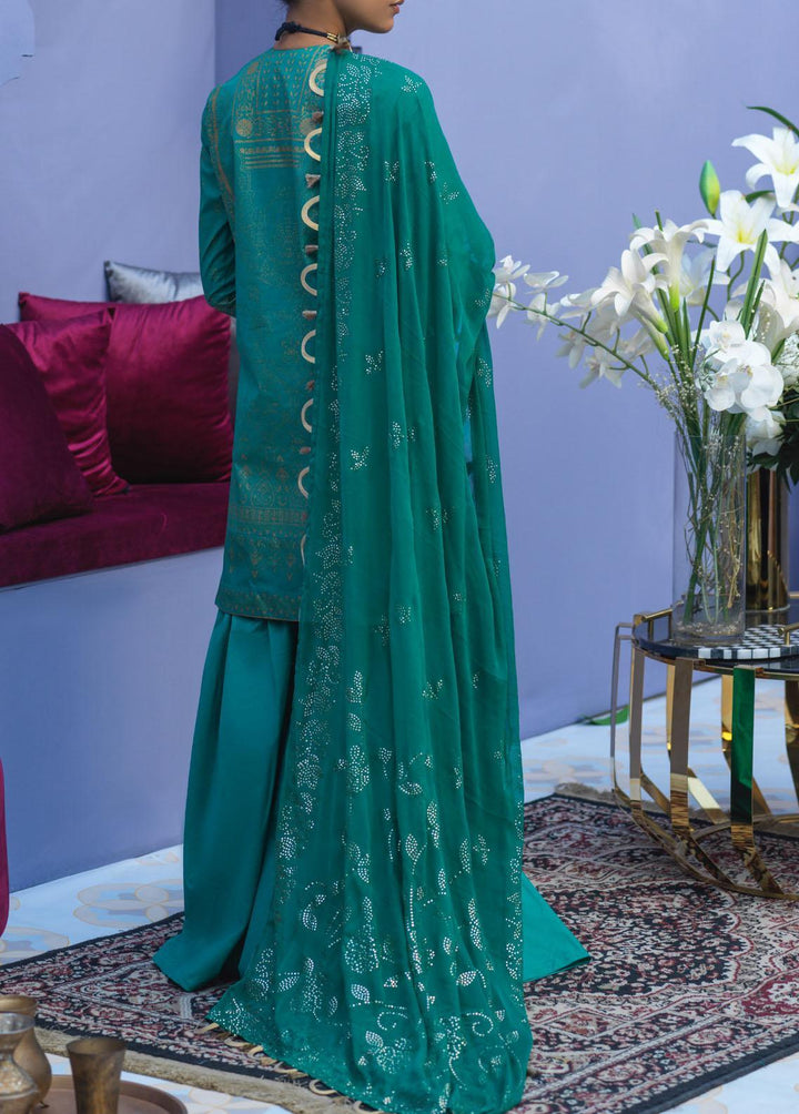 Oznur Mukesh By Salitex Embroidered Lawn Suits Unstitched 3 Piece ST22-OM2 WK-00998AUT - Summer Collection