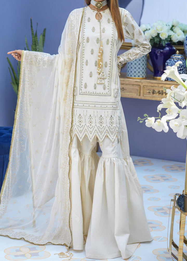 Oznur Mukesh By Salitex Embroidered Lawn Suits Unstitched 3 Piece ST22-OM2 WK-00999AUT - Summer Collection