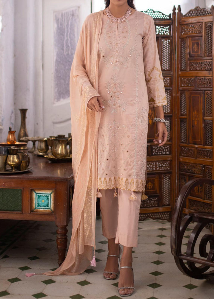 Oznur Mukesh By Salitex Embroidered Lawn Suits Unstitched 3 Piece ST22OM WK-00975UT - Summer Collection