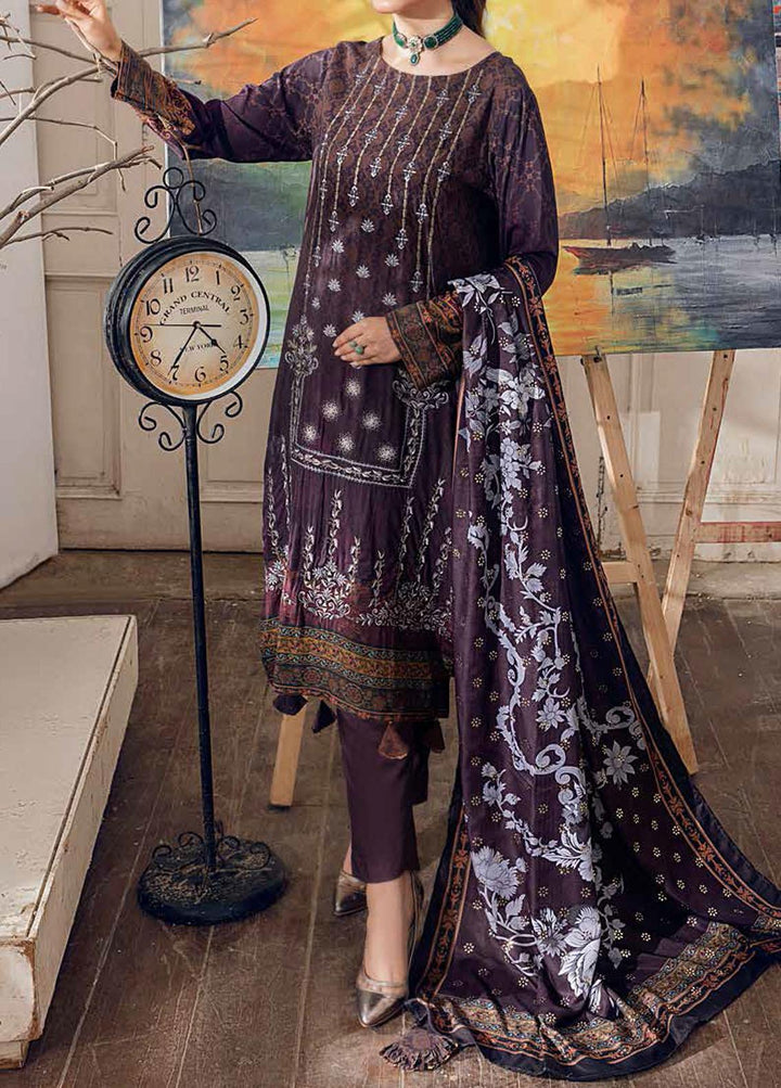 Oznur By Salitex Embroidered Linen Suits Unstitched 3 Piece ST21LN WK-00891 - Winter Collection