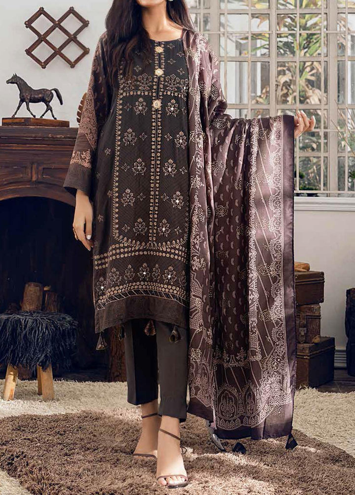Oznur By Salitex Embroidered Linen Suits Unstitched 3 Piece ST21LN WK-00892 - Winter Collection