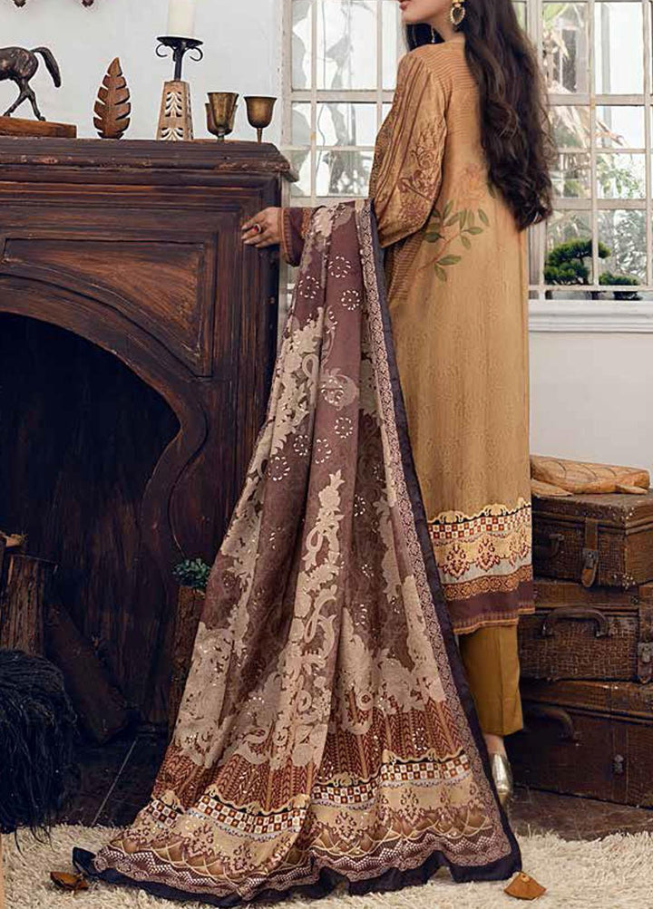 Oznur By Salitex Embroidered Linen Suits Unstitched 3 Piece ST21LN WK-00893 - Winter Collection