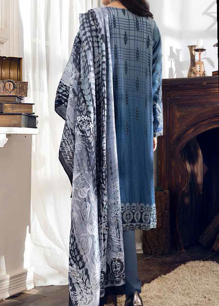 Oznur By Salitex Embroidered Linen Suits Unstitched 3 Piece ST21LN WK-00894 - Winter Collection