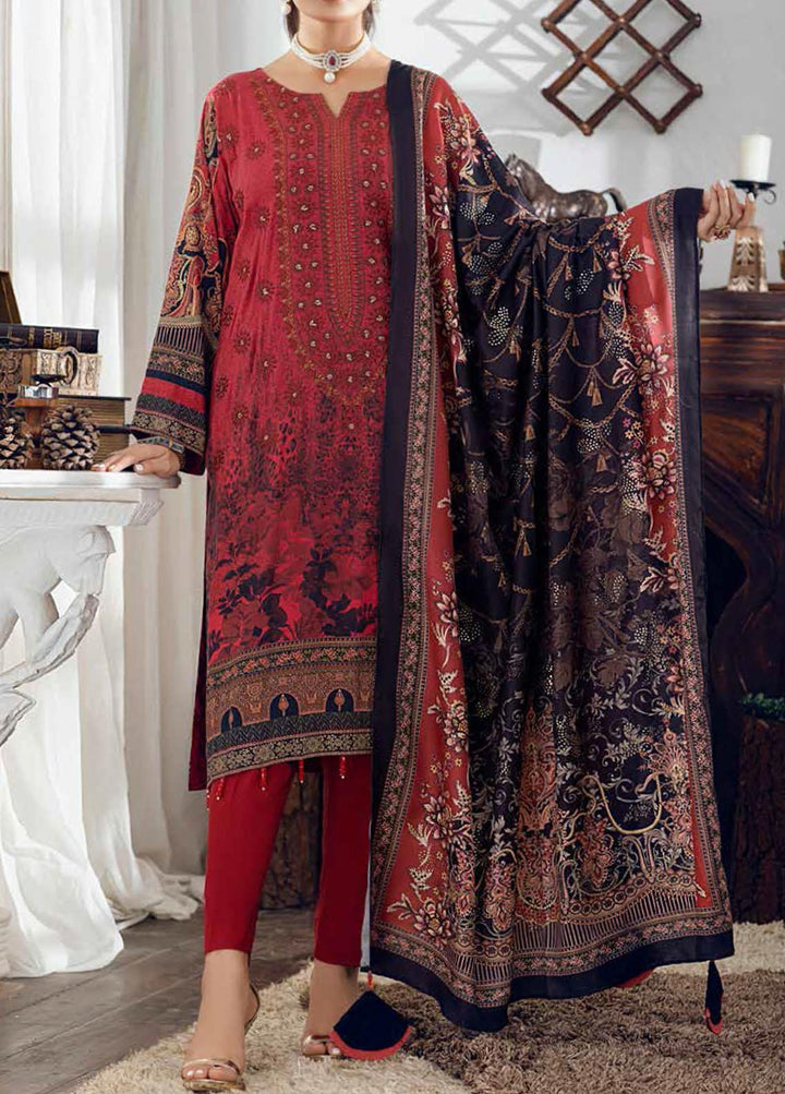 Oznur By Salitex Embroidered Linen Suits Unstitched 3 Piece ST21LN WK-00896 - Winter Collection