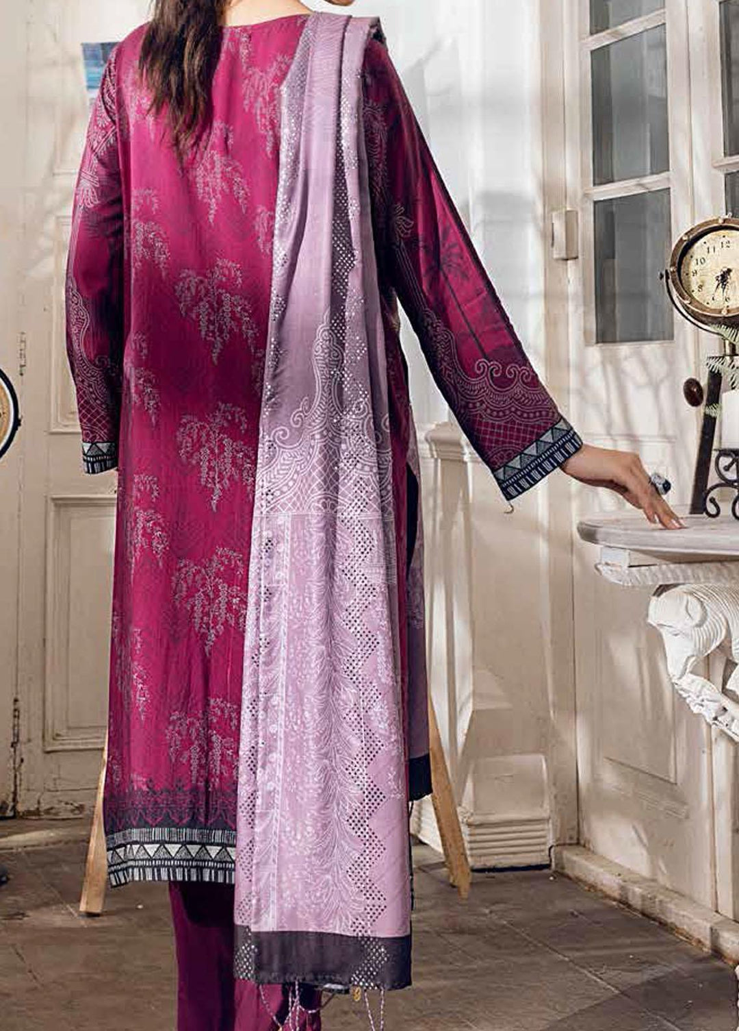 Oznur By Salitex Embroidered Linen Suits Unstitched 3 Piece ST21LN WK-00900 - Winter Collection
