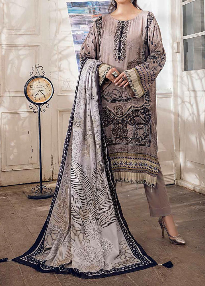 Oznur By Salitex Embroidered Linen Suits Unstitched 3 Piece ST21LN WK-00901 - Winter Collection