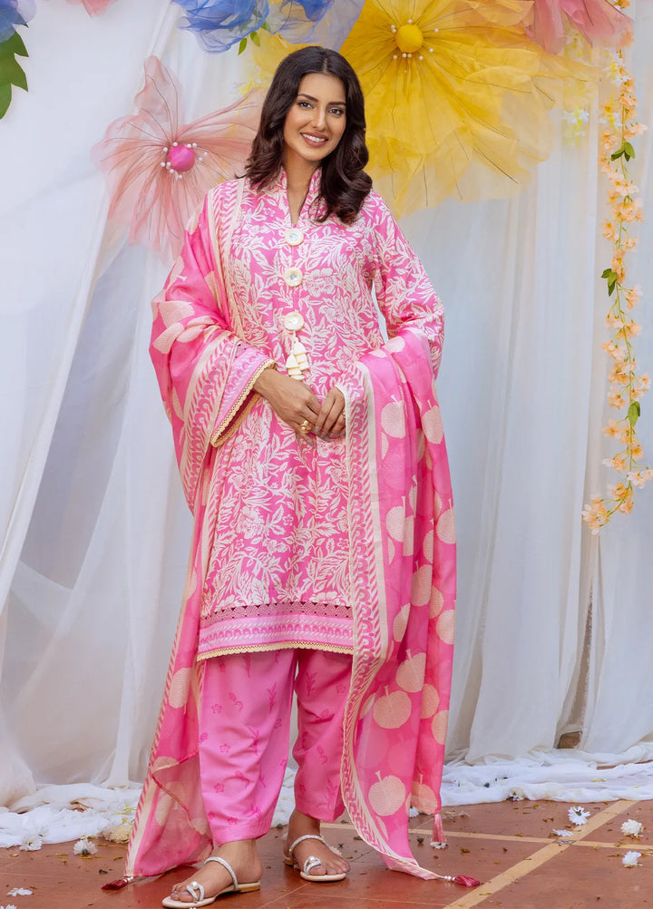 Salitex Printed Lawn Suits Unstitched 3 Piece SUNS24ASI003UT - Summer Collection