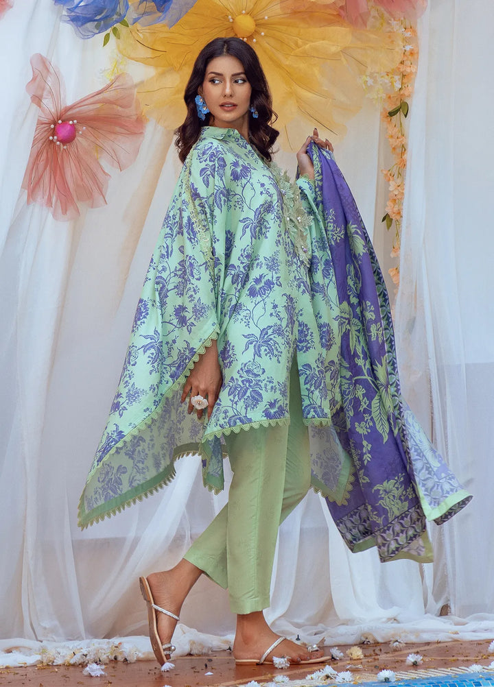 Salitex Printed Lawn Suits Unstitched 3 Piece SUNS24ASI004UT - Summer Collection