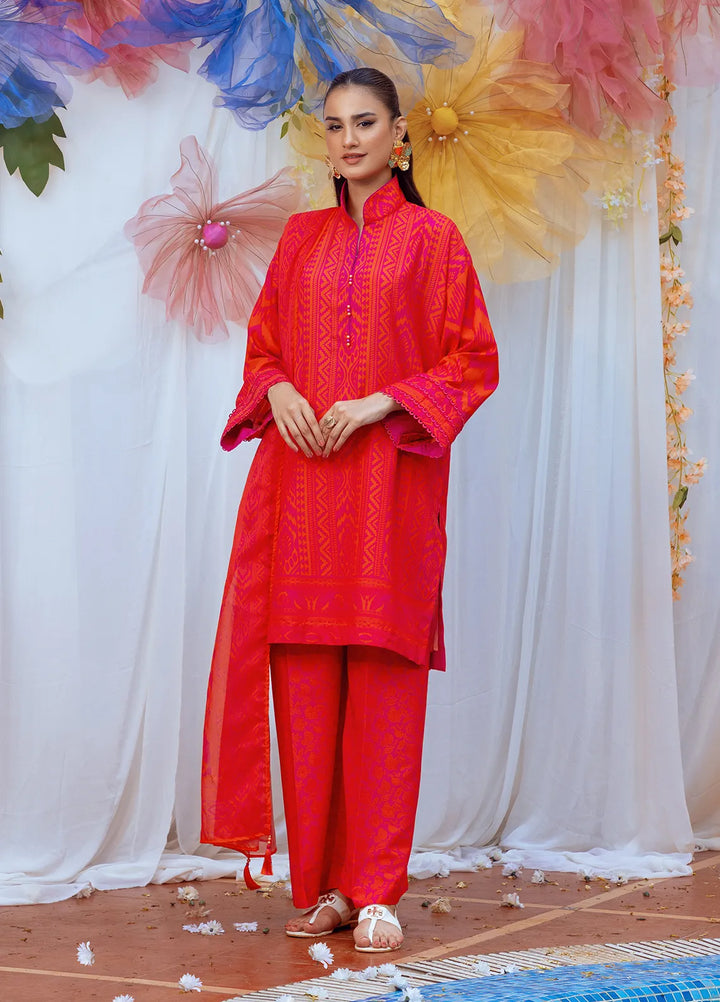 Salitex Printed Lawn Suits Unstitched 3 Piece SUNS24ASI010UT - Summer Collection